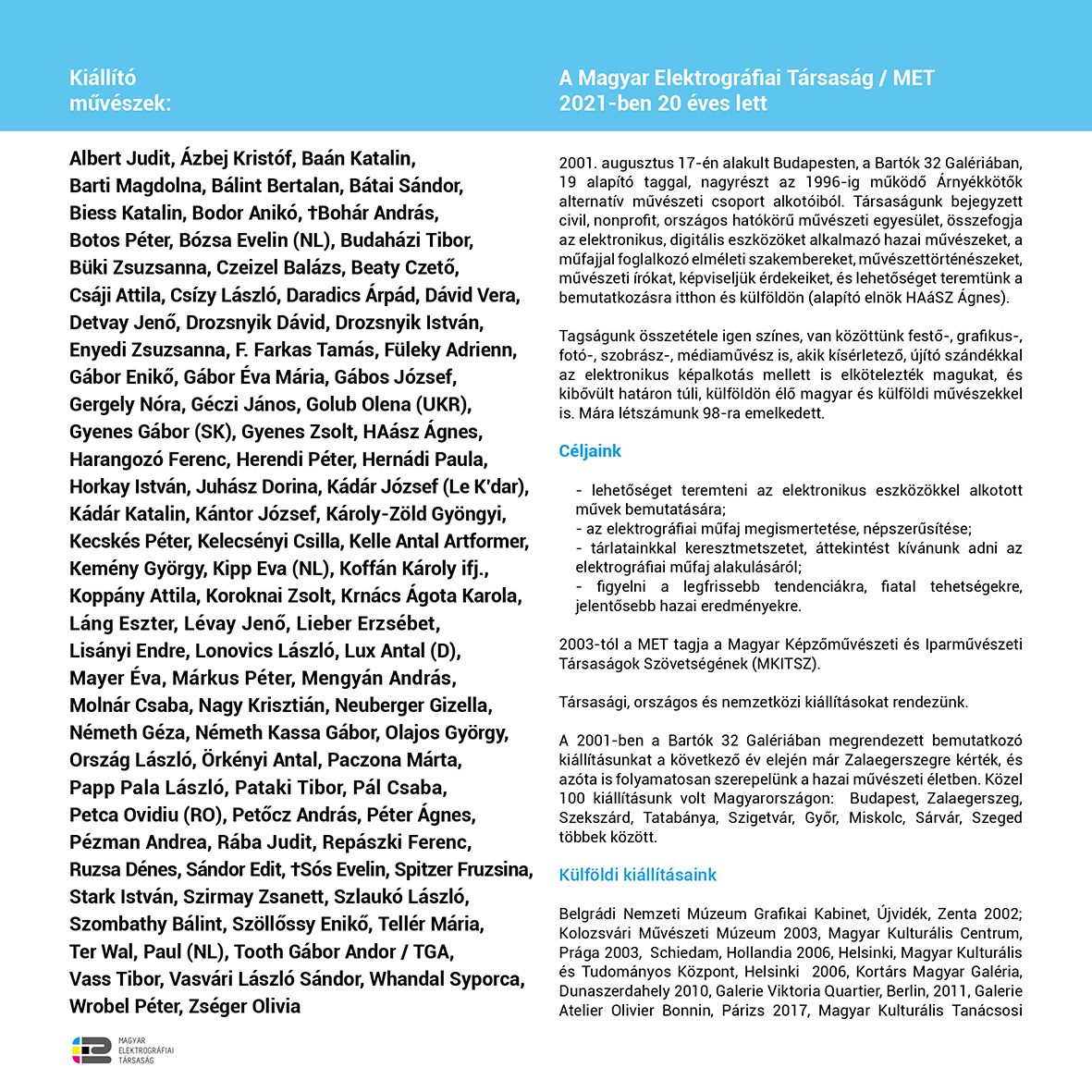 Meghívo MET 20eves jub kiallitas FUGA 2022 2