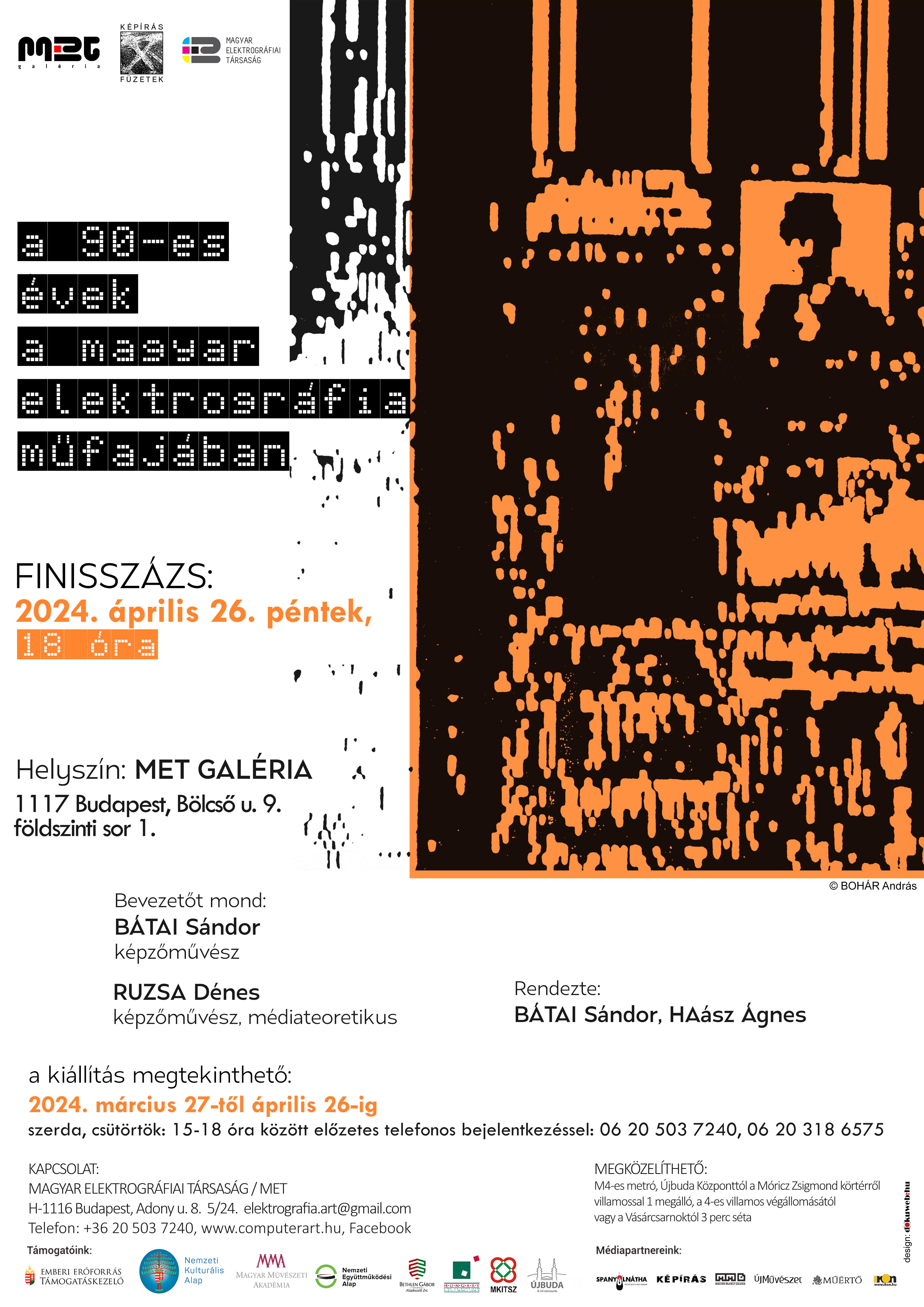 A 90 es evek a magyar elektrografia mufajaban MET Plakat