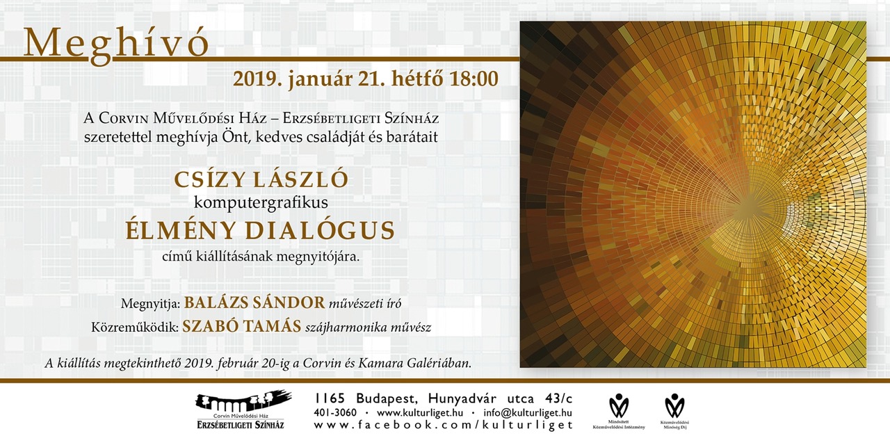 20190121 Elmeny dialogus Csizy Laszlo Meghivo