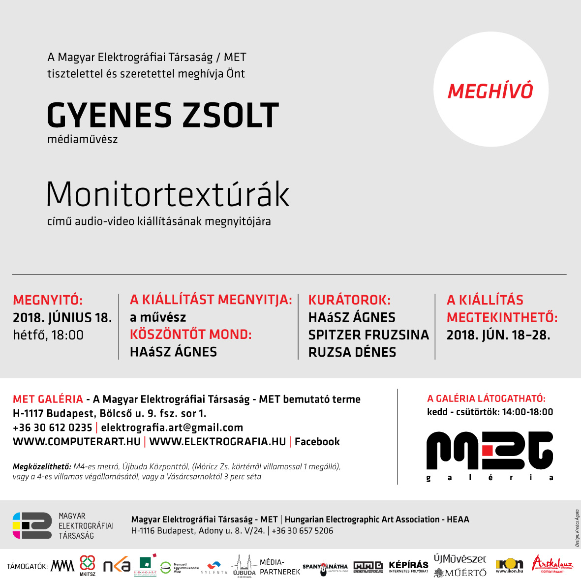 MET Galeria meghivo Gyenes 2