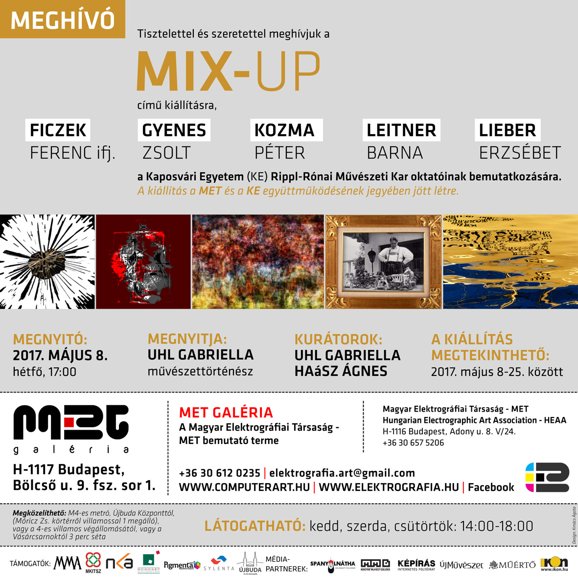 MET Galeria meghivo Mix up web