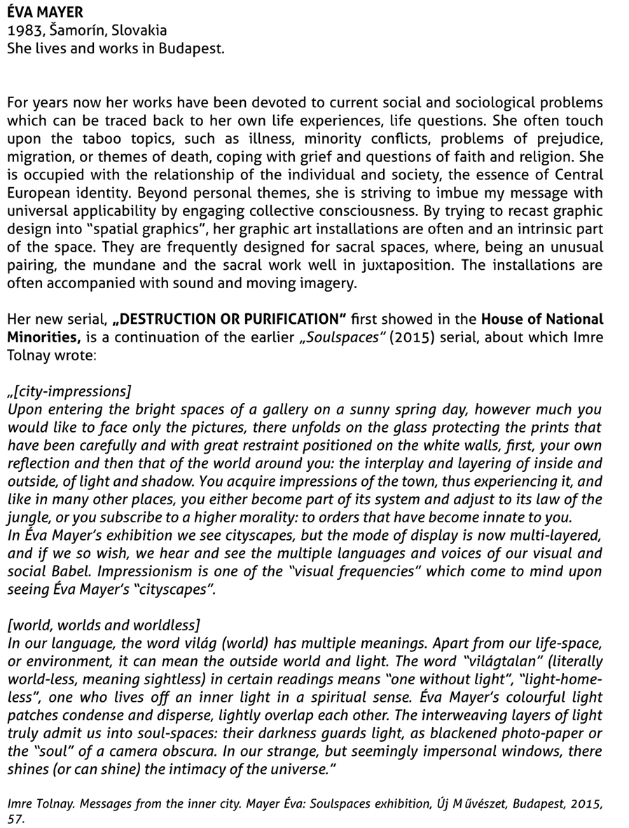 PR Mayer Eva Praha 3