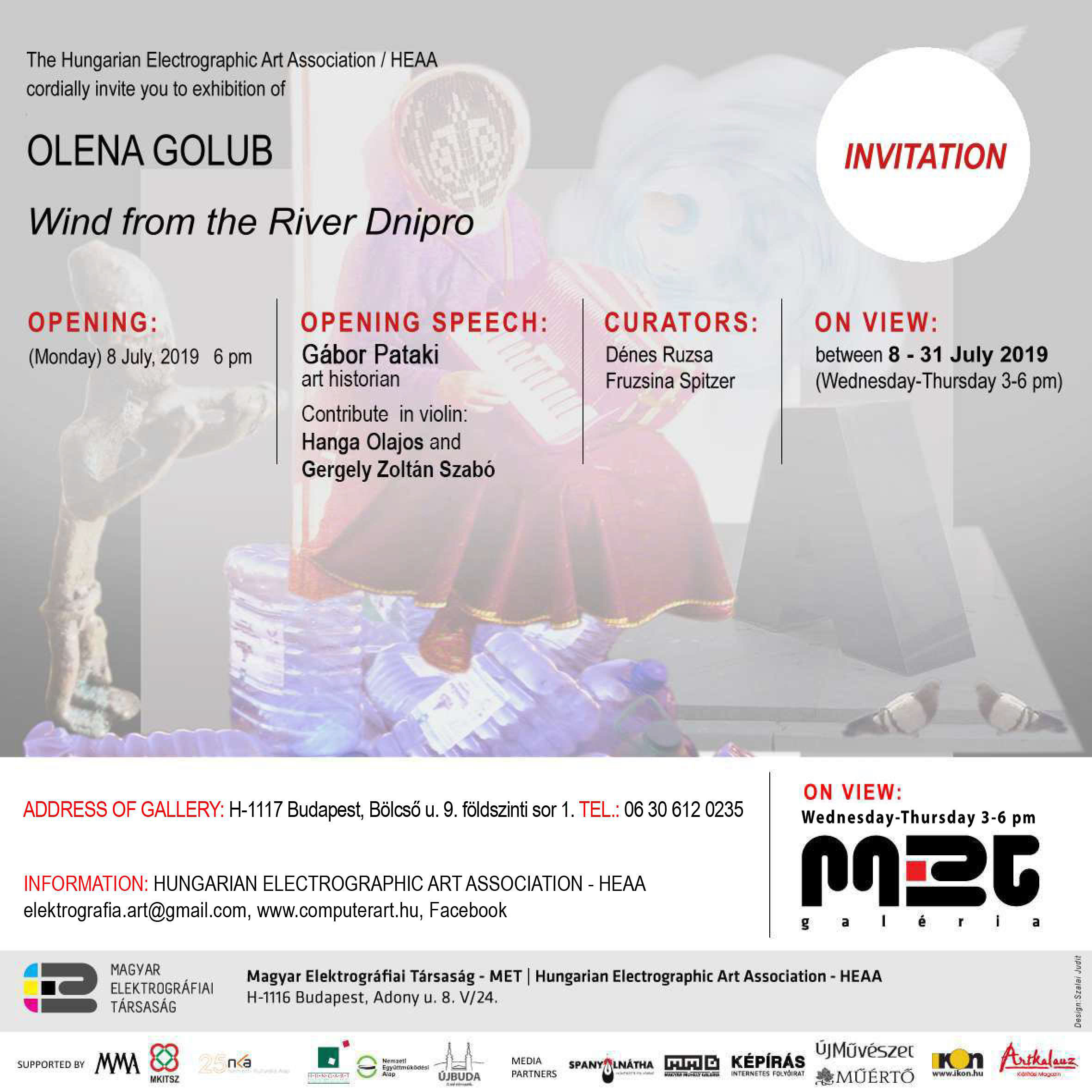 Invitation Olena Golub 2