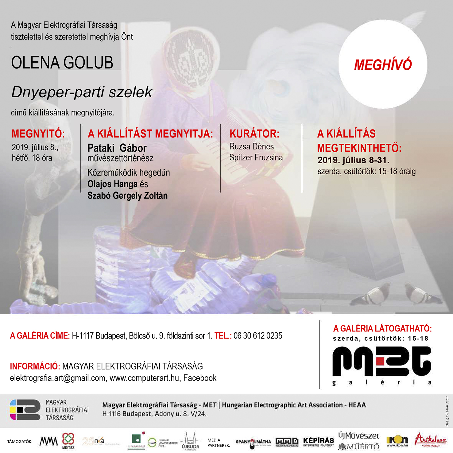 Meghívó Olena Golub 2