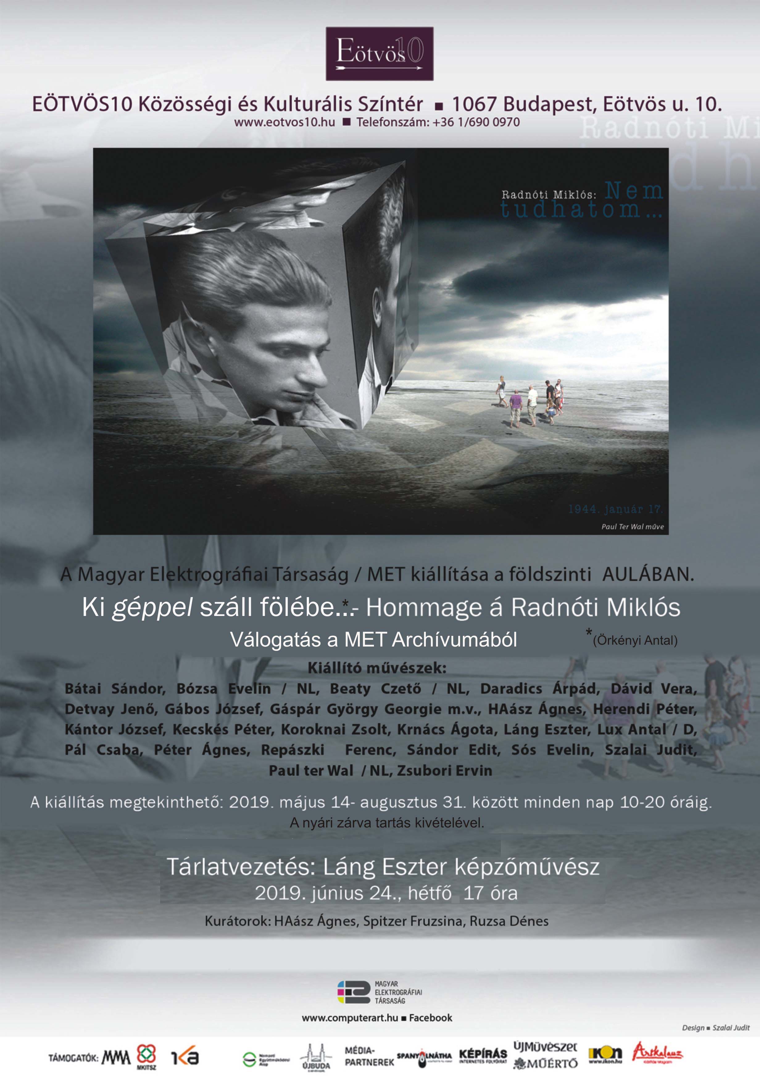 Plakat Ki géppel száll fölébe