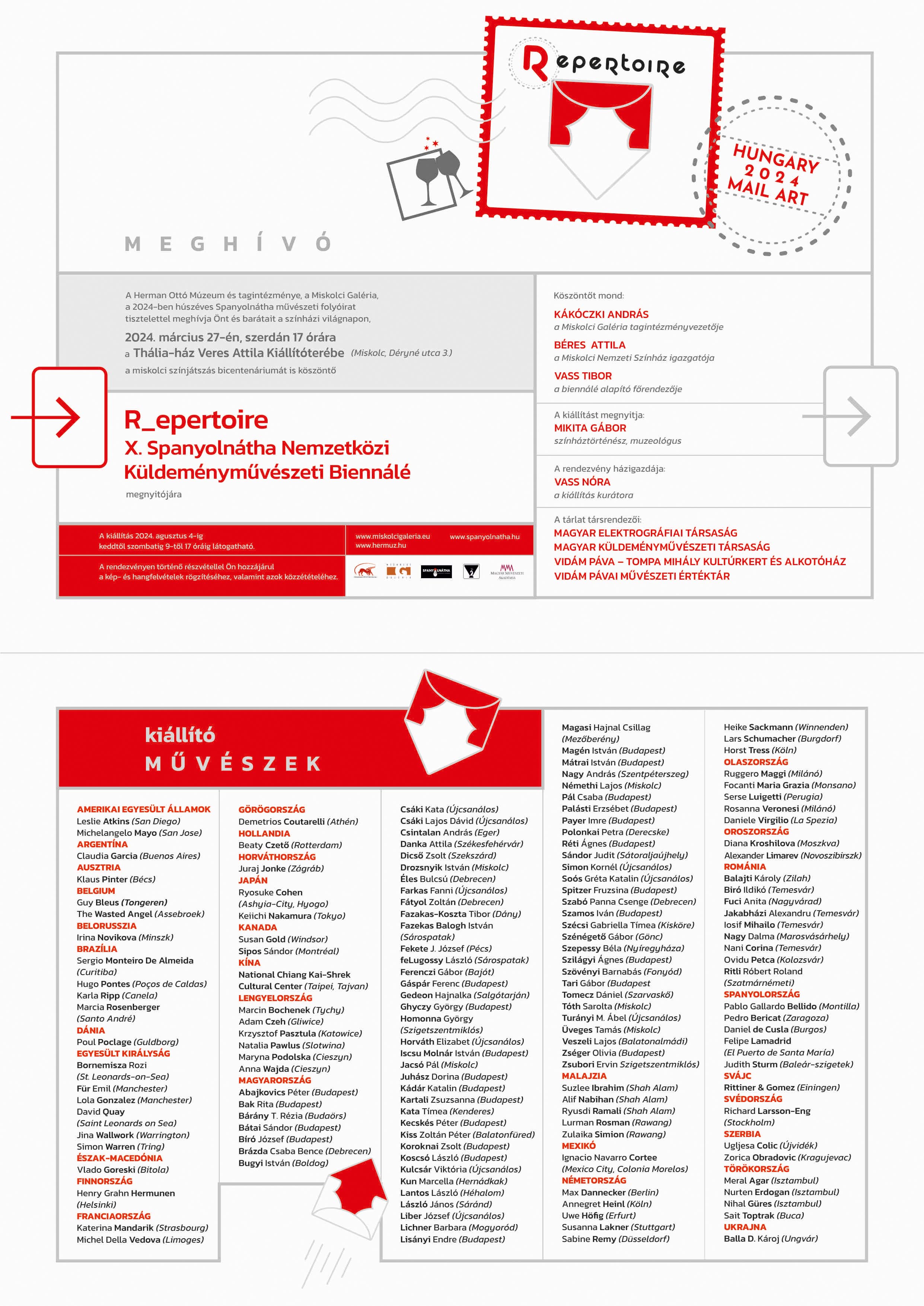 Repertoire magyar meghívó egyben s