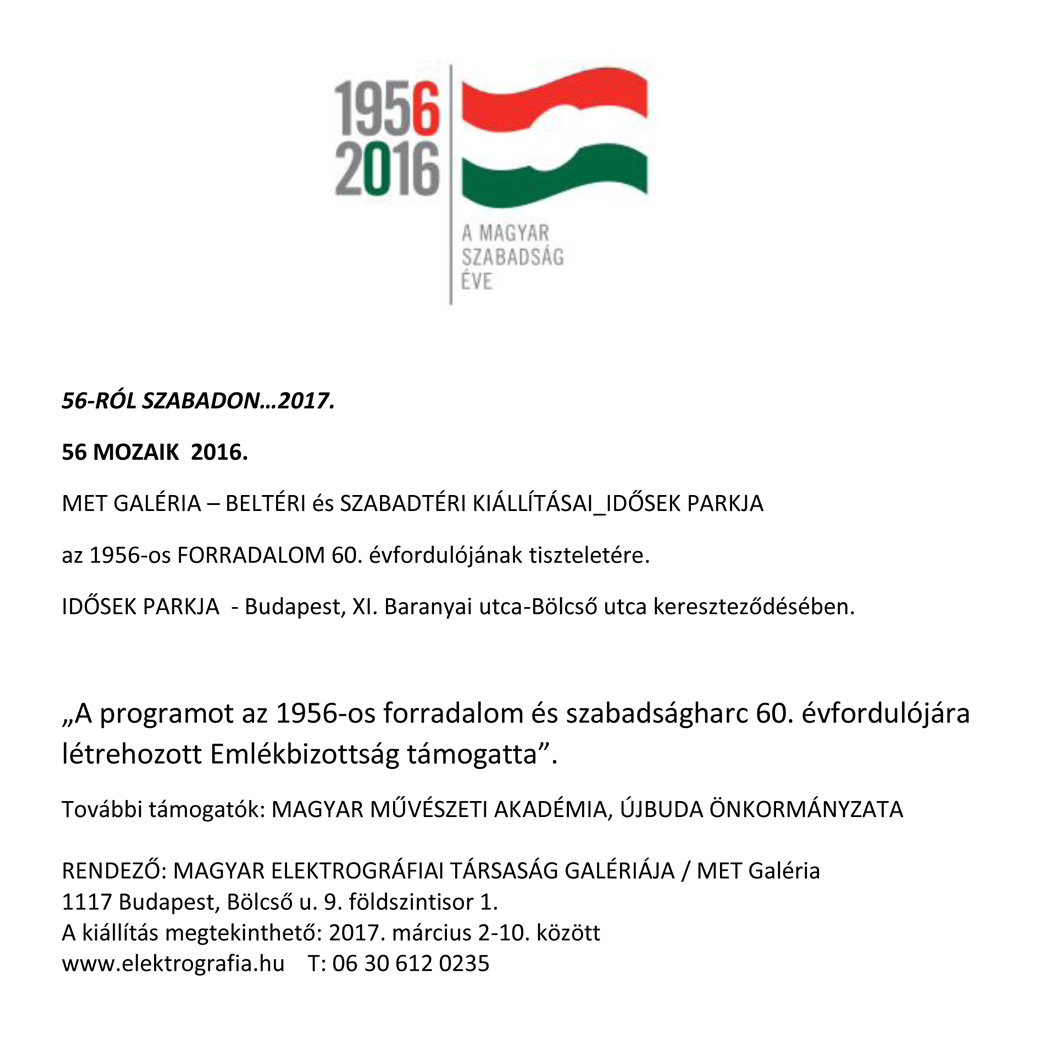 Tamogato emlékbizottsag Plakat