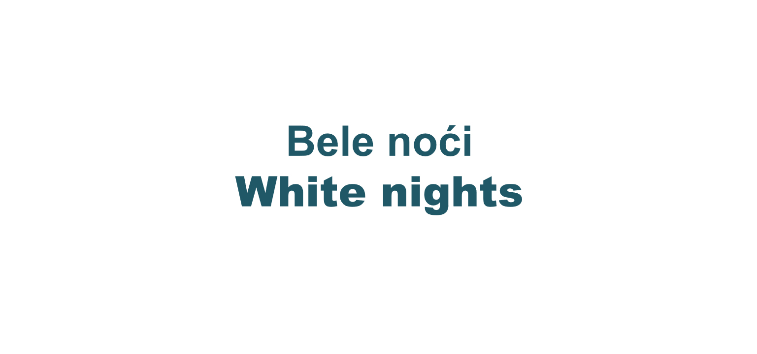 Fehér éjszakák kiállítás